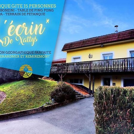 L'Ecrin De Xattys - Gite De Standing-Spa-Terrain De Petanque-Piscine-Switch-Baby-Foot Au Coeur Du Massif Vosgien Cleurie Esterno foto