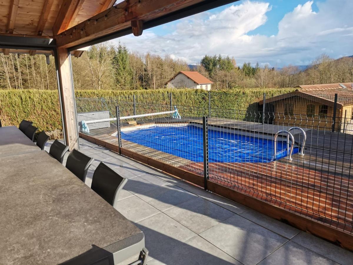 L'Ecrin De Xattys - Gite De Standing-Spa-Terrain De Petanque-Piscine-Switch-Baby-Foot Au Coeur Du Massif Vosgien Cleurie Esterno foto